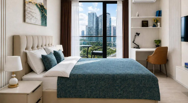 Апартаменты Студия 15 этаж | Панорама Tashkent City | U-Tower