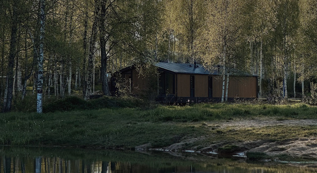 Коттедж с красивым видом из окна Частный дом BIRCH на Берёзовой 2