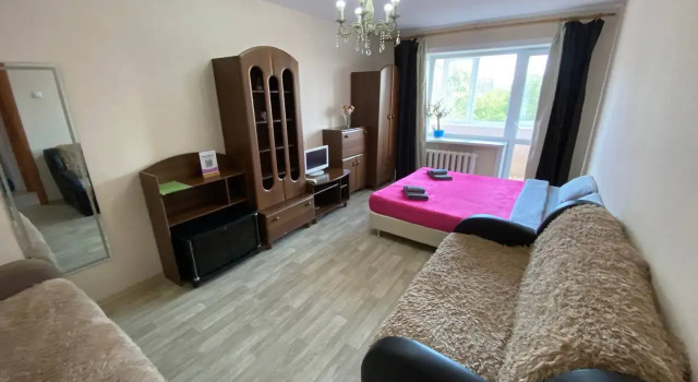 Solnechnaya Odnushka U Ploschadi Pobedy Flat, Boek Appartement Joezjno-Sachalinsk Oblast Sachalin