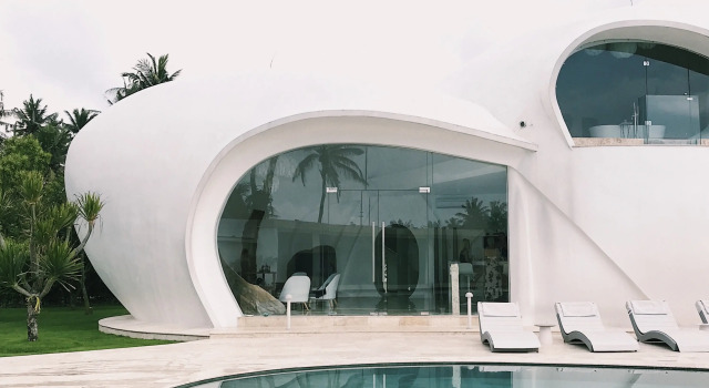 Sechser Villa 3 Zimmer mit Blick The Cloud Beachfront Villa Tabanan