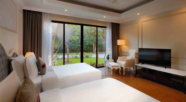 Вилла с бассейном с 2 комнатами с видом на сад Nha Trang Marriott Resort & Spa, Hon Tre Island