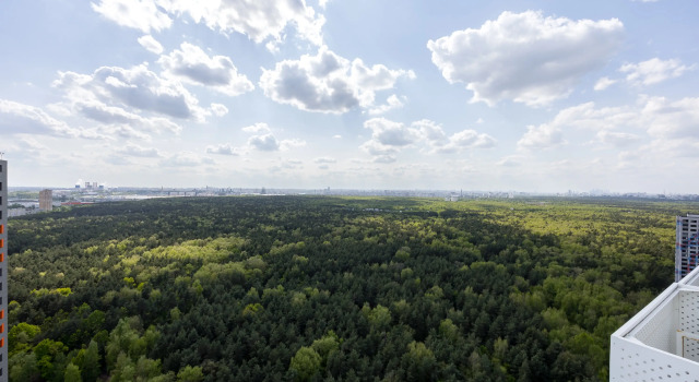 Studiya Na 30-Om Etazhe S Vidom Na Les Flat, Rezervovat Apartmán Levné hotely v Lyuberetsky District