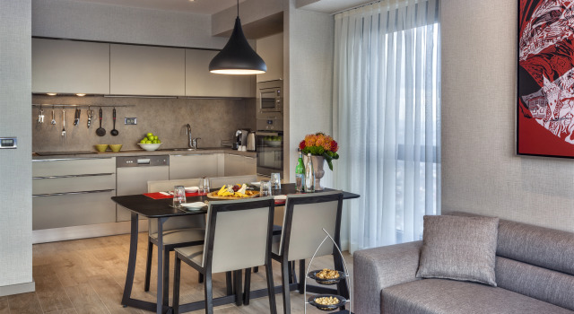 Апартаменты Premium с 2 комнатами с видом на город Fraser Place Antasya Istanbul
