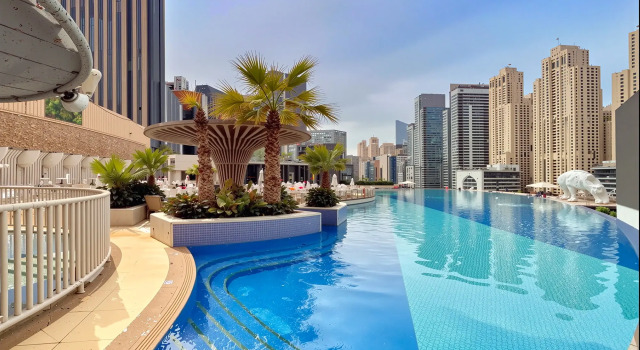 Апартаменты Апартаменты Marriott 1BR with Dubai Marina View