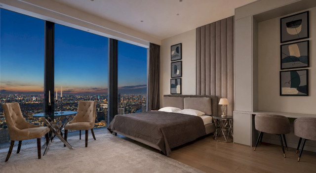 Moskva Siti Av Cinema S Proyektorom Kolonkoy I Podsvetkoy 54 Etazh Apartments, Prenota Appartamento Hotel SPA a Mosca, SPA