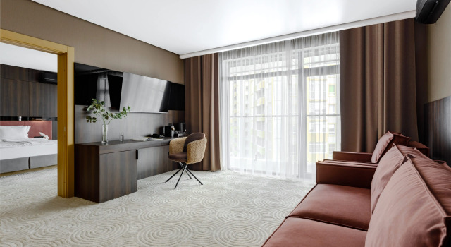 Люкс с 2 комнатами с балконом Отель Zenith Resort Hotel & Spa Ultra All inclusive