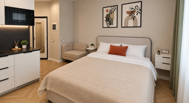 Studiya s Novym Remontom u Metro Avtozavodskaya Apartments, Book Apartment Moscow Russia