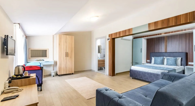 Номер Standard с красивым видом из окна Club Sideris Halal Family Hotel