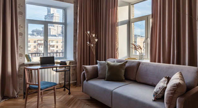 Moscow Deluxe Apartments Deluxe Sokol Flat, Book Lejlighed Hoteller i Sokol med parkering, Parkering