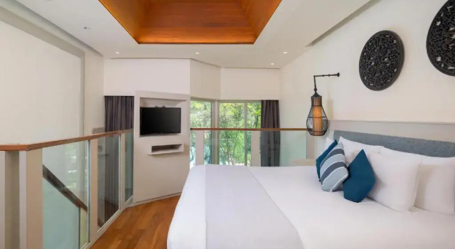 Двухместный люкс Duplex с балконом и с видом на сад Natai Beach Resort
