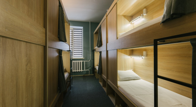 Seng i sovesal Like Hostel
