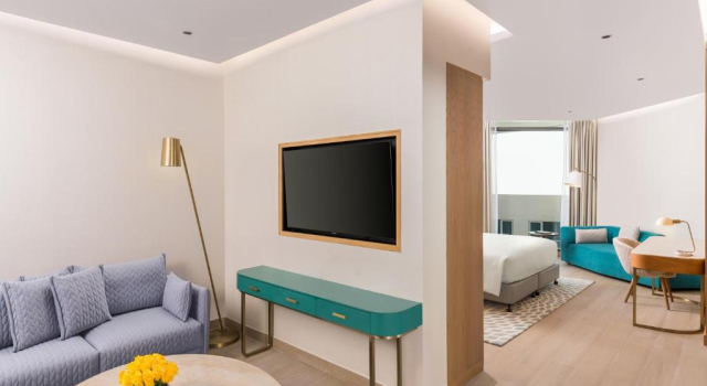 Люкс c 1 комнатой с красивым видом из окна Отель voco Muscat Al Mouj by IHG