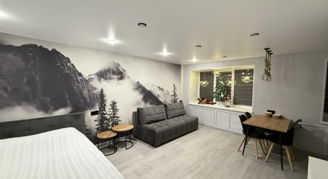 Uyutnaya Studiya v Peshey Dostupnosti ot Gornolyzhnogo Kurorta Big Wood Flat, Book Apartment Kirovsk Murmansk Region