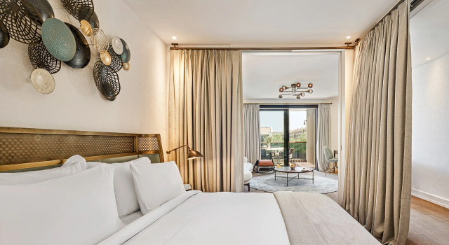 Двухместный люкс с террасой c 1 комнатой с красивым видом из окна Biblos Beach Resort Alaçatı