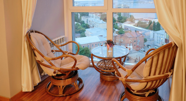 Номер Standard Квартира 2-комнатная, 50 м², 17/19 этаж