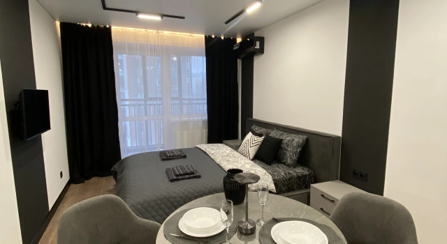 V Stile Minimalizm Flat, Prenota Appartamento Hotel a Udmurtia con parcheggio, Parcheggio