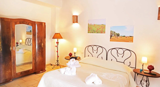 Трёхместный номер Standard с видом на внутренний двор Agriturismo Masseria Alberotanza