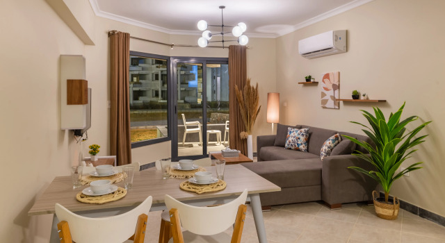 Шале с 2 комнатами с красивым видом из окна Курортный Отель Matarma Beach Residence Ras Sudr