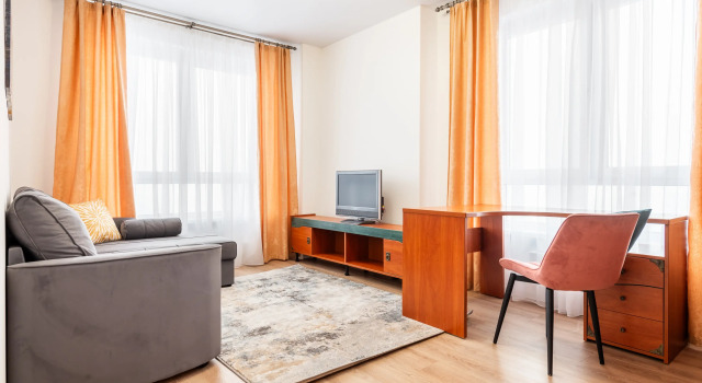 Rimskie kanikuly - V Gostjah u Mashenki Flat, Rezervovat Apartmán Hotely v ZAO Area s parkováním, Parkování