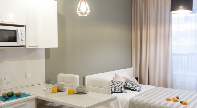 Апартаменты Стандарт с балконом Отель Комплекс Апартаментов ApartMoscow ООО Балтийская Северная Компания