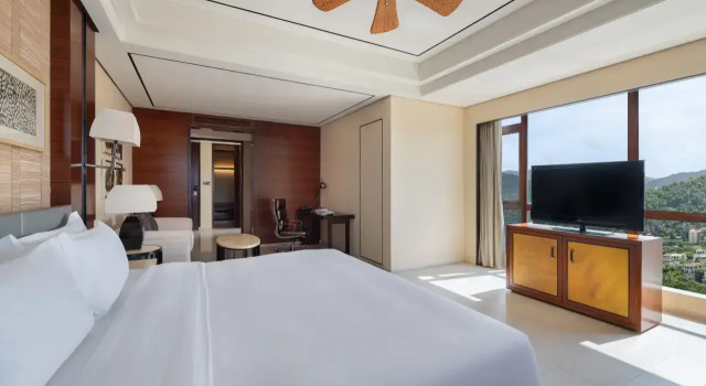 Двухместный люкс Superior с балконом и с видом на город Crowne Plaza Sanya City Center by IHG
