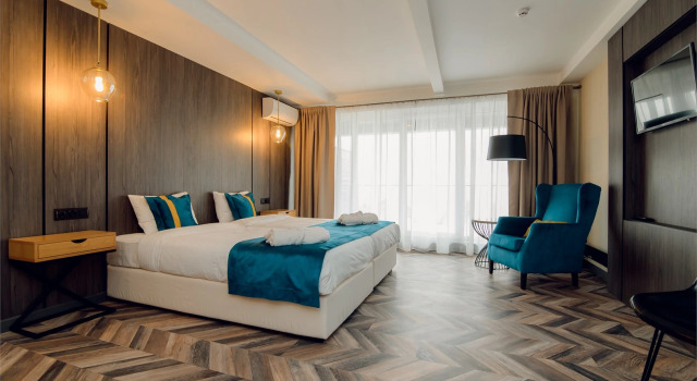 Двухместные Studio Apartment with terrace Lux Отель Tulip Residence & Spa