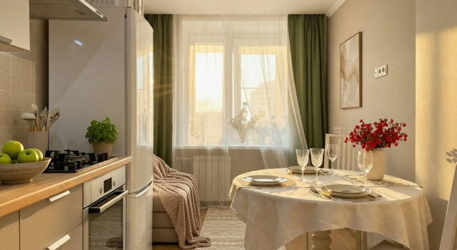 Ot FolkFort Uyut v Zelyonom Rayone Ryadom s TC i Stantsiyami metro Flat, Rezervovat Apartmán Hotely v ZAO Area s parkováním, Parkování