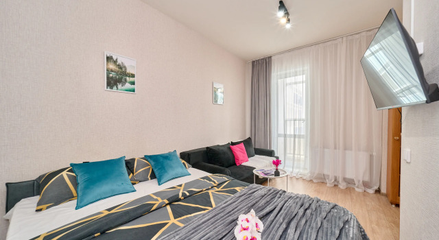 Odnokomnatnye S Balkonom Na 9 Etazhe V Zhk Arsenal Na Tatischeva Apartments, Prenota Appartamento Perm' Perm Krai