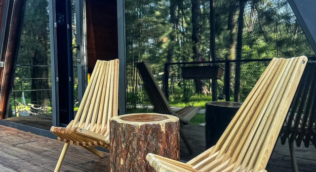 Seaside Guruli Kokhebi Chalet, Book Chalet Sommerhuse i Guria, Hytte