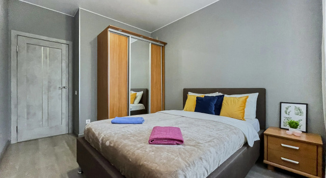 Dvukhkomnatnaya Dlya 4 Gostey Flat, Rezervovat Apartmán Hotely v Lyuberetsky District s parkováním, Parkování