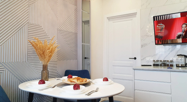 S Odnoy Spalney Mykonos Flat, Prenota Appartamento Hotel economici a Tatarstan