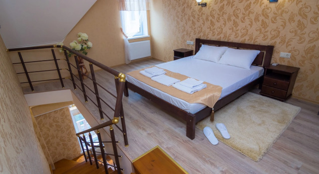 Двухместный люкс Duplex с балконом Гостевой Дом Черное Море