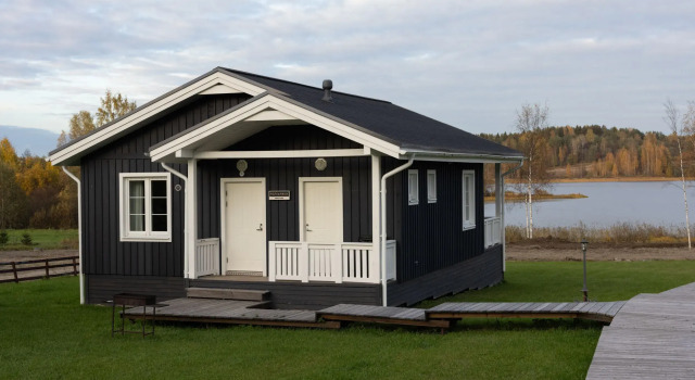 Коттедж c 1 комнатой с красивым видом из окна База Отдыха Forrest Lodge Karelia