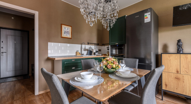 Апартаменты с балконом и с красивым видом из окна Апартаменты LANDRIN APART на Лесной