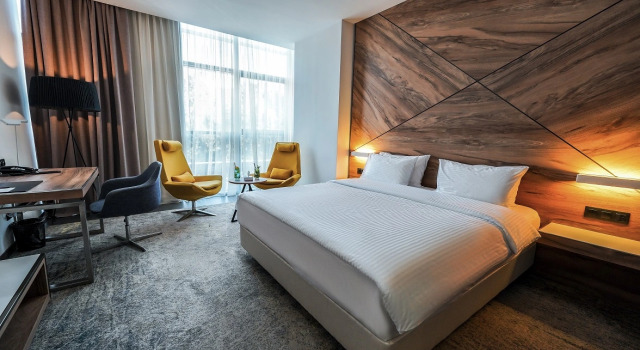 Superior- dobbelt værelse med udsigt Messier 53 Yerevan Hotel