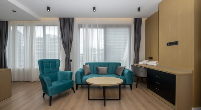 Люкс с балконом и с видом на море Hotel The Grandeur Batumi