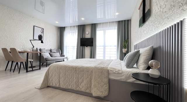Двухместные апартаменты с видом на город Апартаменты Eco Near the River