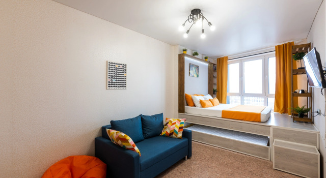Sutki Ufa na Entuziastov 11-241 Apartments, Rezervovat Apartmán Oktyabrsky district Ufa