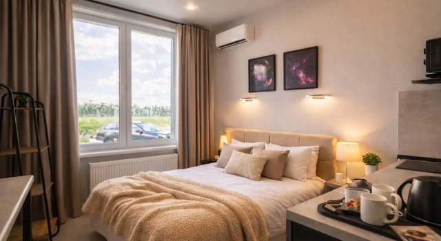 Studiya v nezhnykh tonakh Flat, Book Lejlighed Billige hoteller i Leninsky District