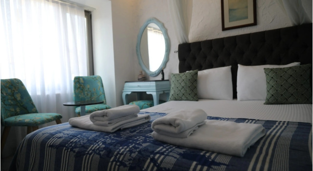 Двухместный номер Cynera Standard с балконом и с видом на горы Bambu Urla Otel