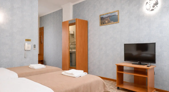 Standard δίκλινο δωμάτιο με μπαλκόνι σοφίτα Dionis Mini-Hotel