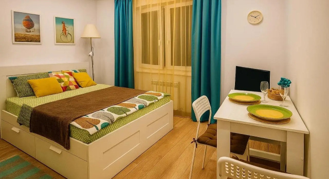 Uyutnaya Studiya Ryadom Aeroport Flat, Buchen Sie Ferienwohnung Günstige Hotels in Oblast Moskau