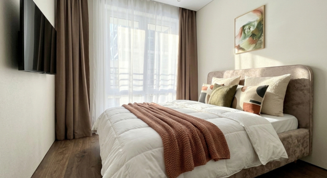Premialnaya v Elitnom ZHK The Prime s Konditsionerom Flat, Rezervovat Apartmán Hotely v Bashkortostan s parkováním, Parkování
