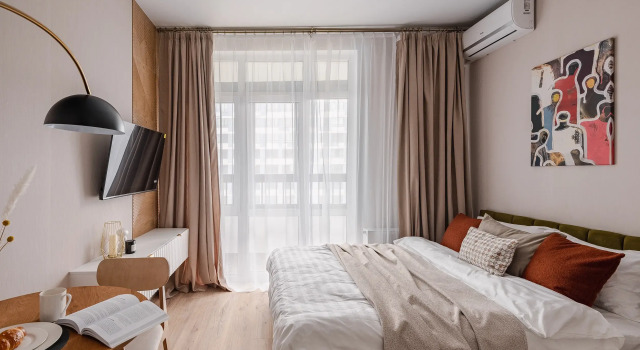 Novaya shikarnaya studiya Apartments, Reservar Apartamento Hotéis baratos em Moscou