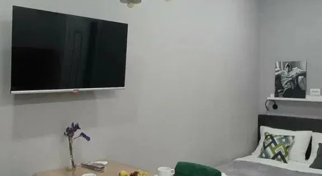 Двухместная студия с балконом и с видом на город Квартира на улице Богдана Хмельницкого 70
