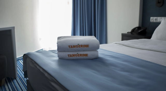 Двухместный номер семейный Standard с видом на море Aparthotel Tangerine