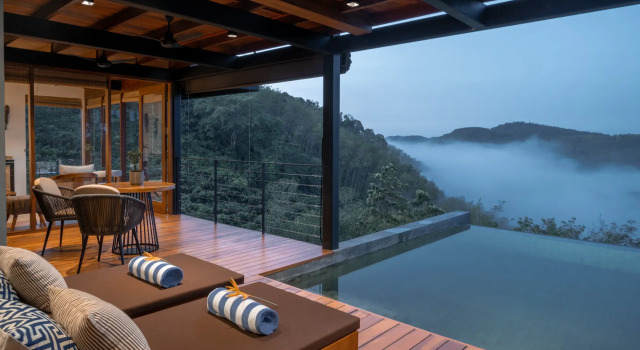 Двухместная вилла Luxury с балконом и с красивым видом из окна Санаторий Resort Glenross Living Kalutara