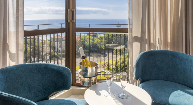 Двухместный номер Superior с балконом и с частичным видом на море Отель Mariott Sousse - The Pearl Resort & Spa