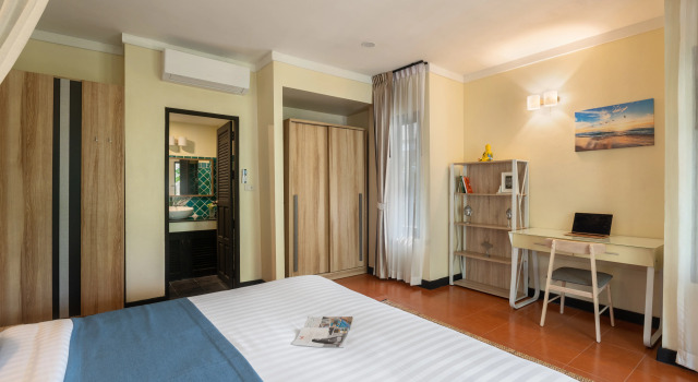 Двухместный семейный коттедж с красивым видом из окна Sea&Sky Beach Resort Beachfront Bungalows & Pool Villas