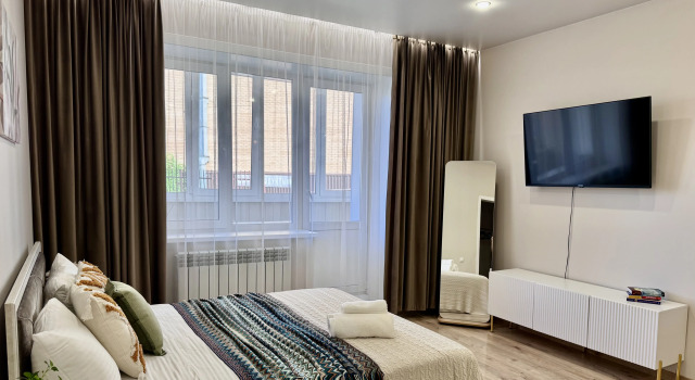 Uyutnaya 44kv.m na Prospekte Stroiteley Flat, Reserva ahora Apartamento Ulán-Udé Buriatia